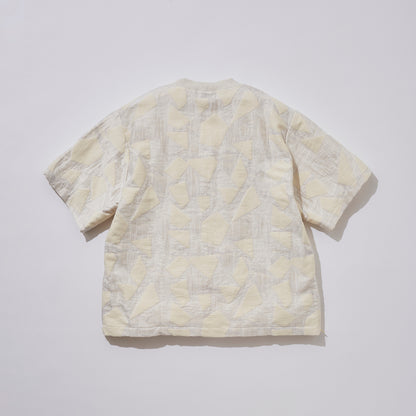 Jacquard Patchwork Pullover Shirt