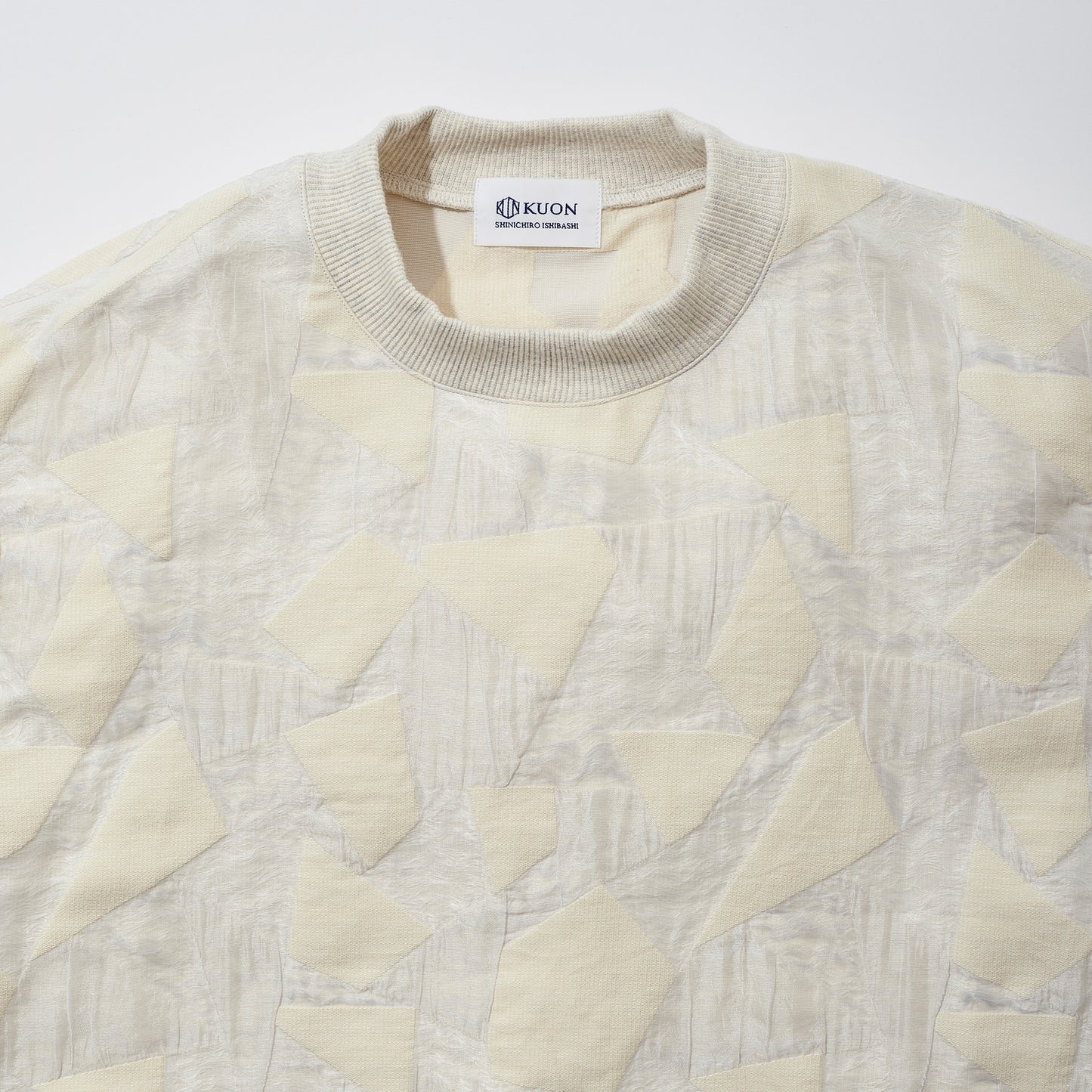 Jacquard Patchwork Pullover Shirt