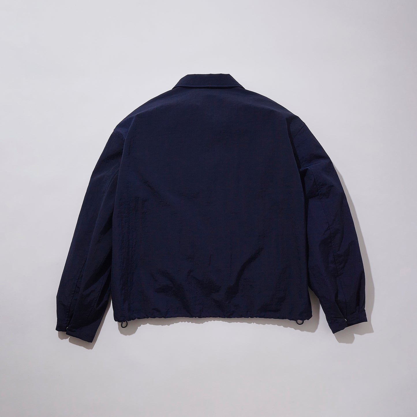 Indigo Nylon Coaches Jacket -Boro-