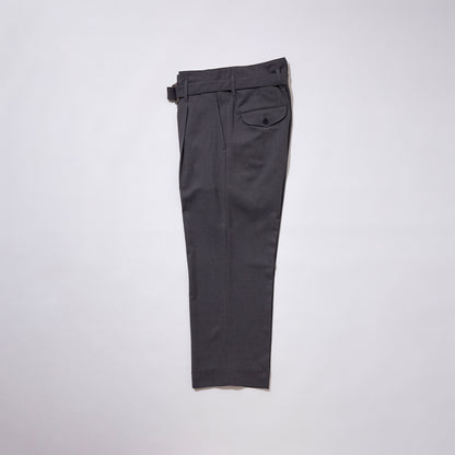 Single Pleated Belted Trousers