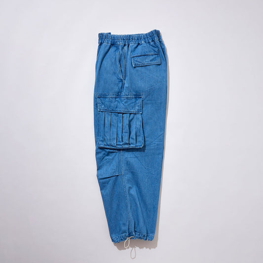 Denim Cargo Trousers