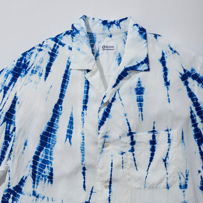 Arimatsu Shibori Camp Collar Shirt