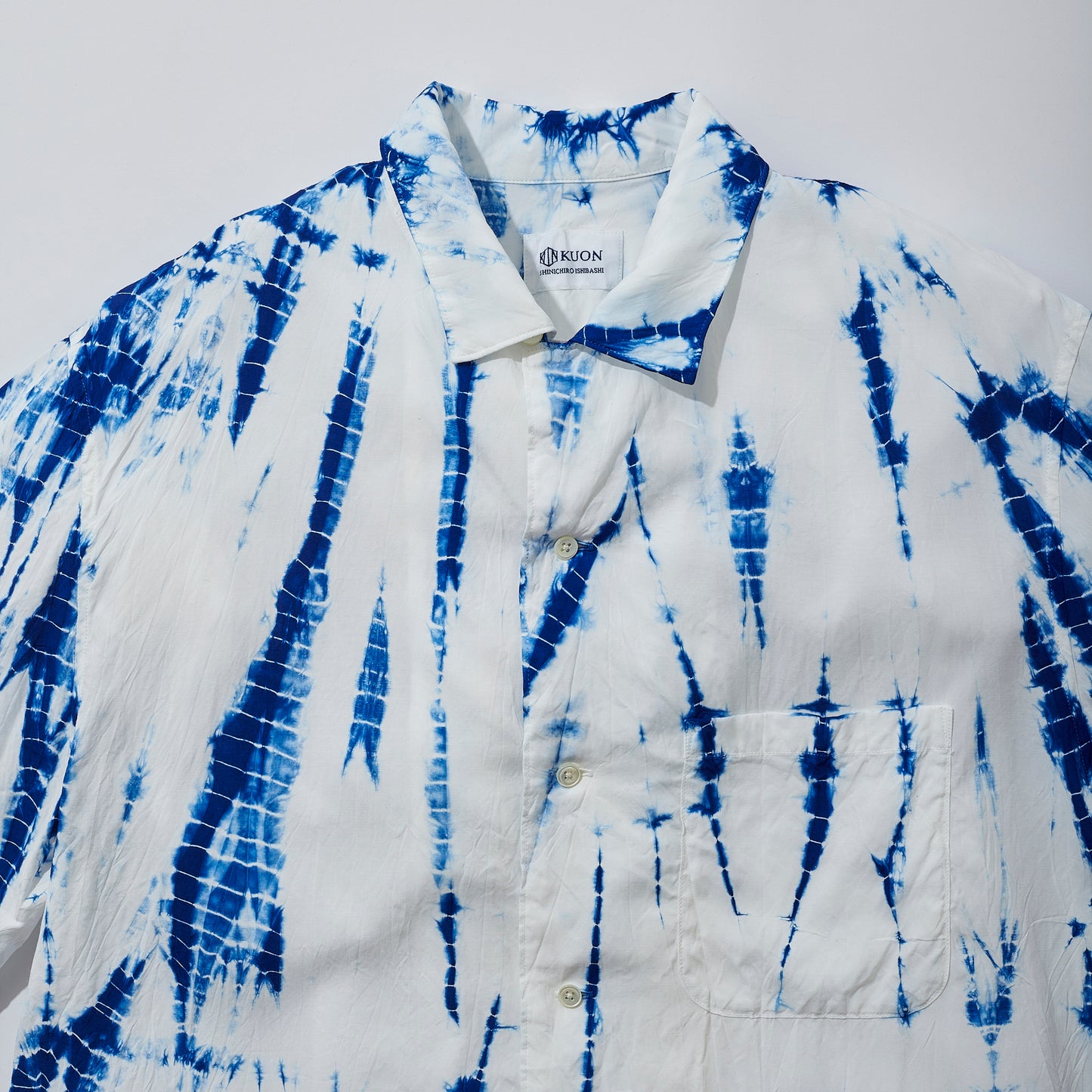 Arimatsu Shibori Camp Collar Shirt