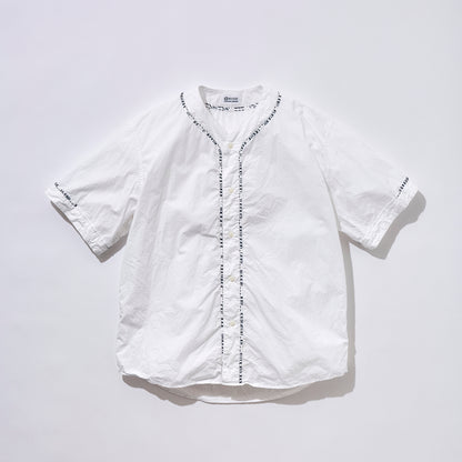 Sashiko Trimmed Koikuchi Shirt