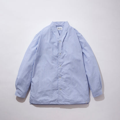 Kimono Collar Shirt -Stripe-