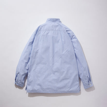 Kimono Collar Shirt -Stripe-