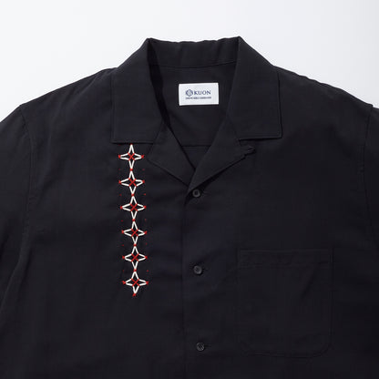 Sashiko Camp Collar Shirt