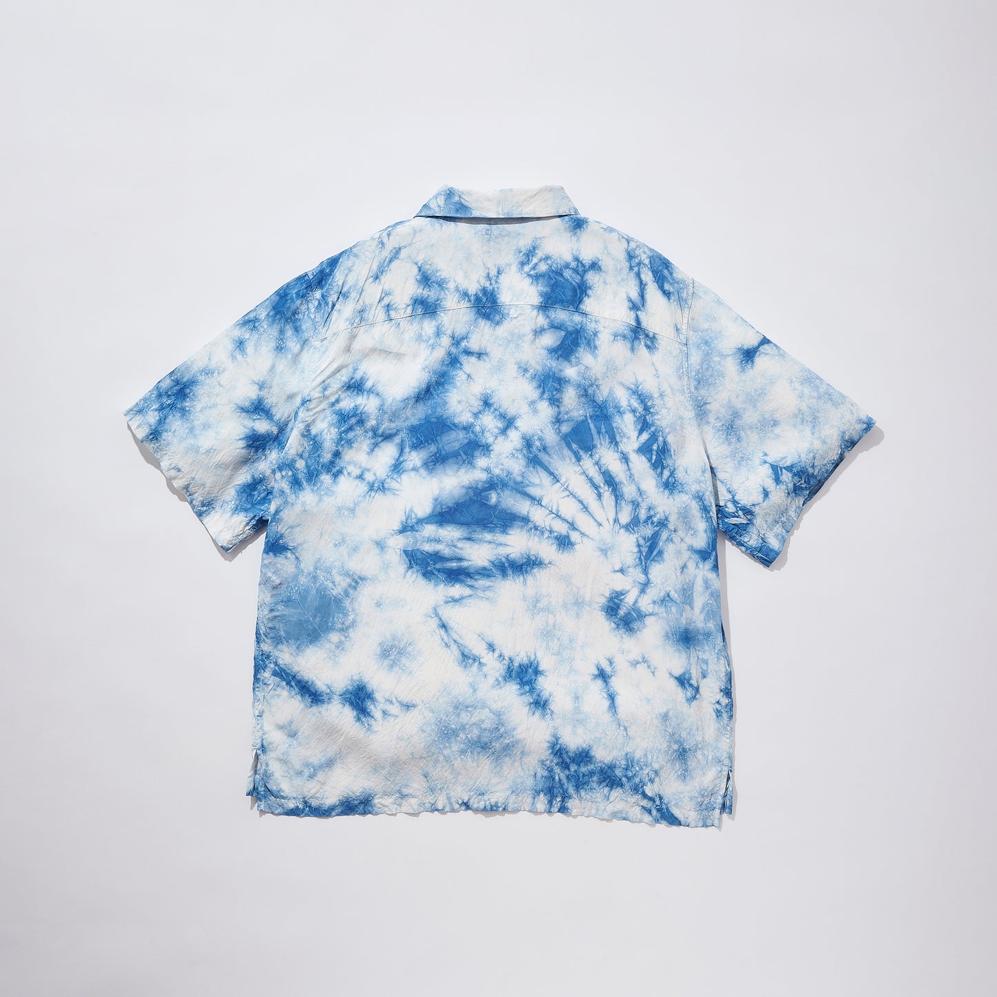 Aizome Shibori Camp Collar Shirt