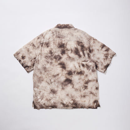 Dorozome Shibori Camp Collar Shirt