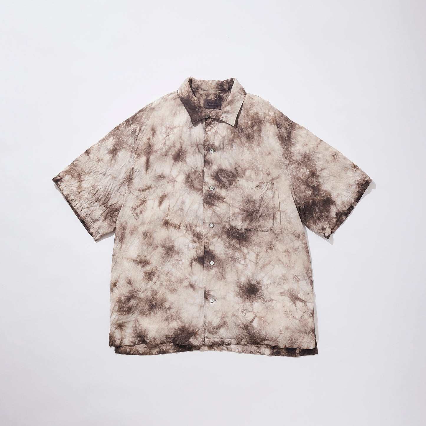 Dorozome Shibori Camp Collar Shirt