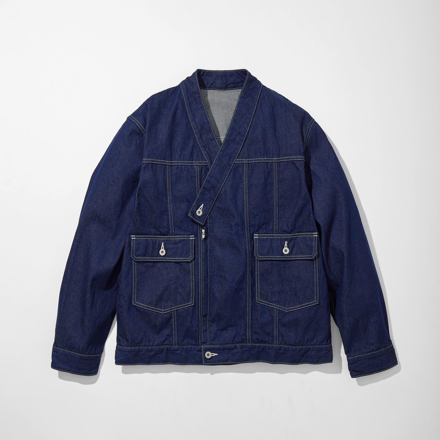 Kimono Trucker Jacket -Denim-