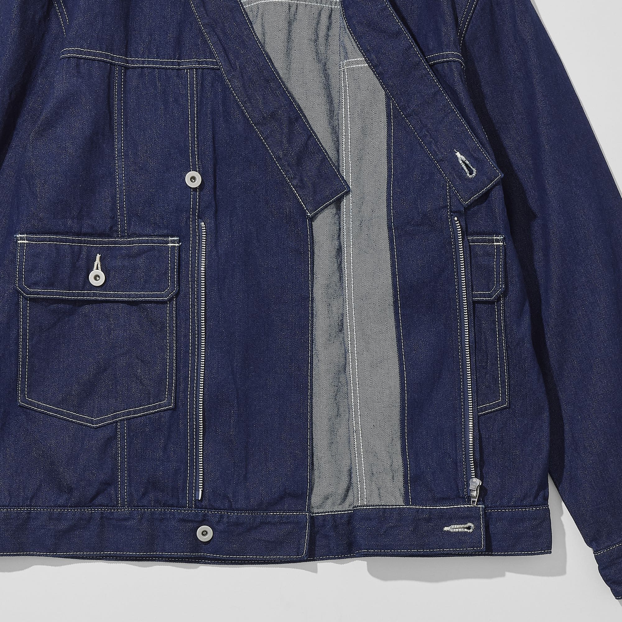 Kimono Trucker Jacket -Denim- – KUON Tokyo