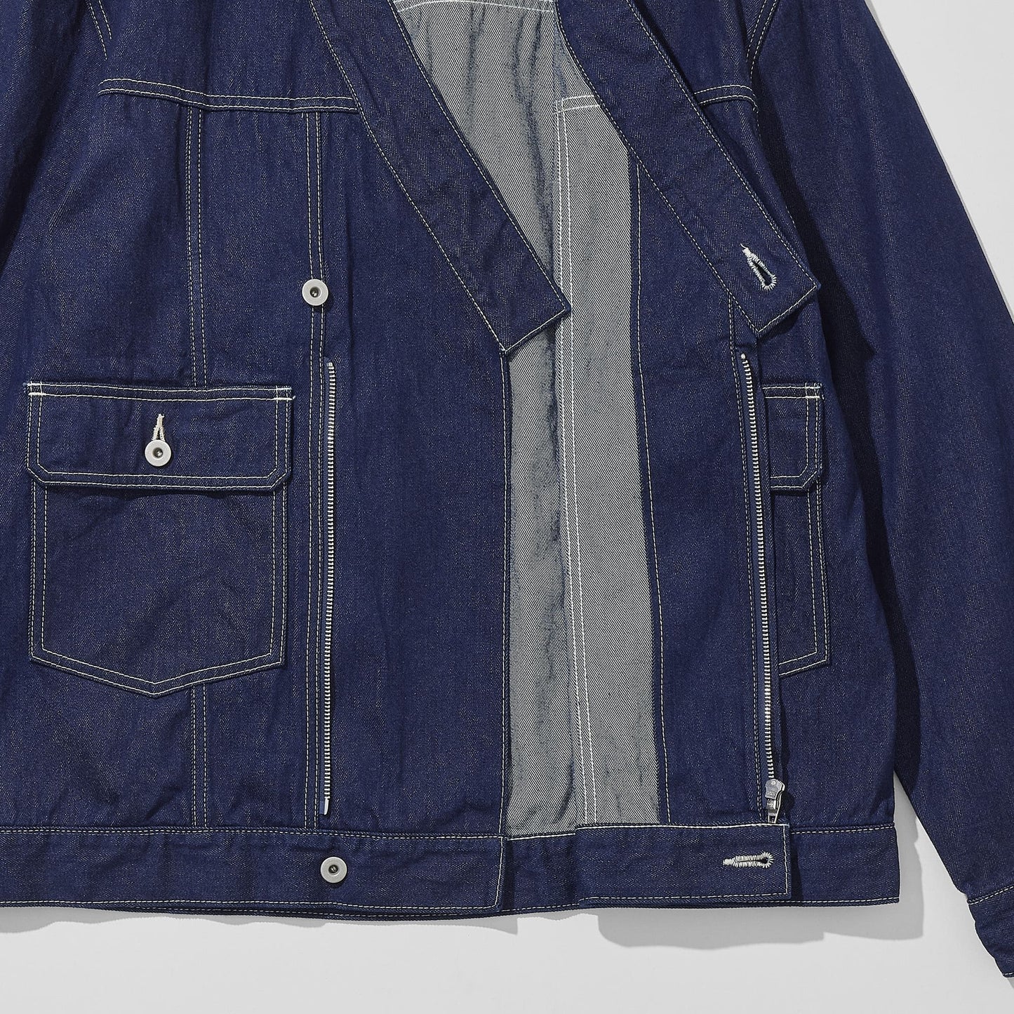 Kimono Trucker Jacket -Denim-