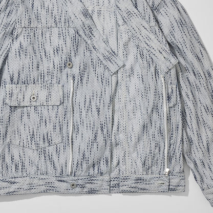 Aizome Sashiko Kimono Trucker Jacket