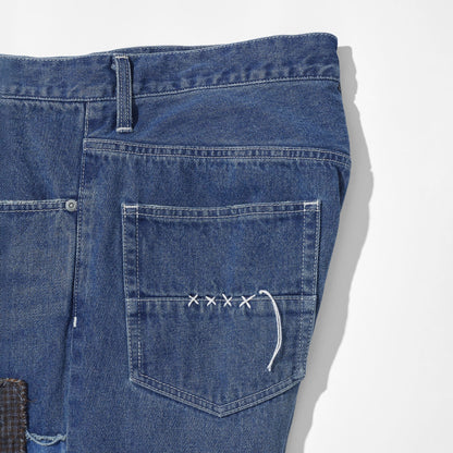 Sashiko Mended Denim Trousers