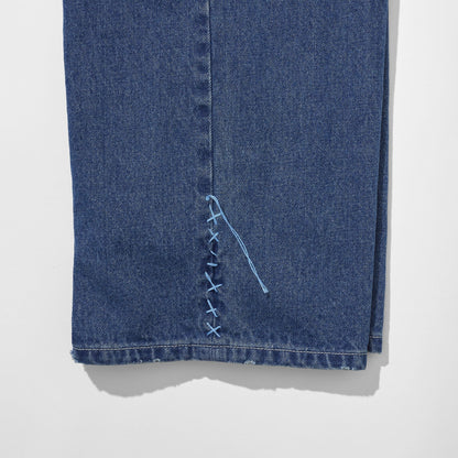 Sashiko Mended Denim Trousers