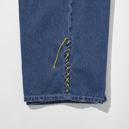 Sashiko Mended Denim Trousers