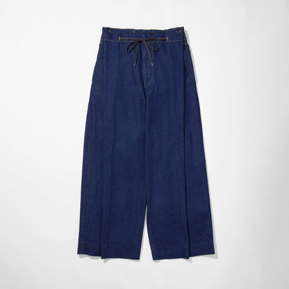 Denim Hakama Trousers