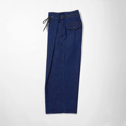 Denim Hakama Trousers