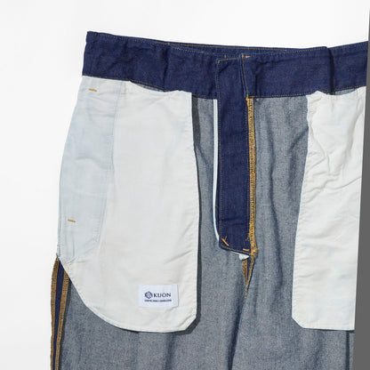 Denim Hakama Trousers