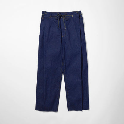 Denim Hakama Tapered Trousers