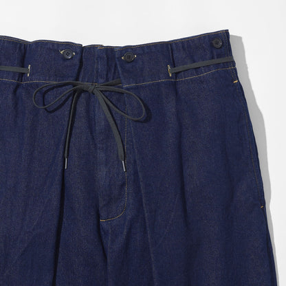 3/4 Hakama Trousers -Denim-