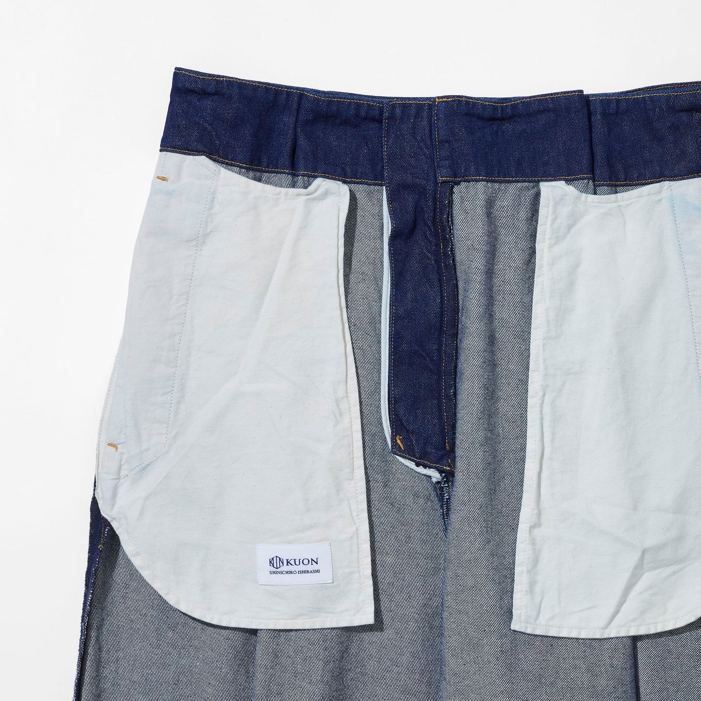 Denim Hakama Tapered Trousers