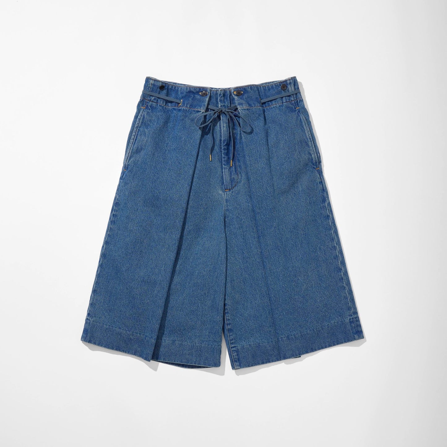 3/4 Hakama Trousers -Denim-