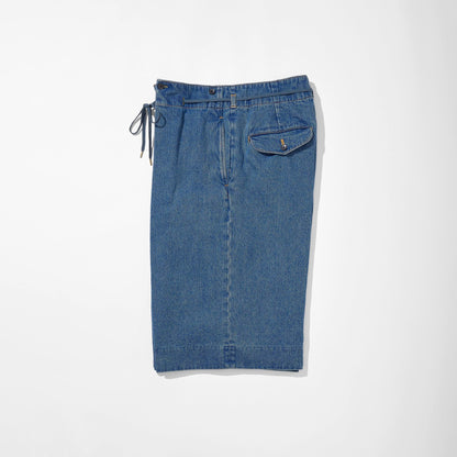 3/4 Hakama Trousers -Denim-