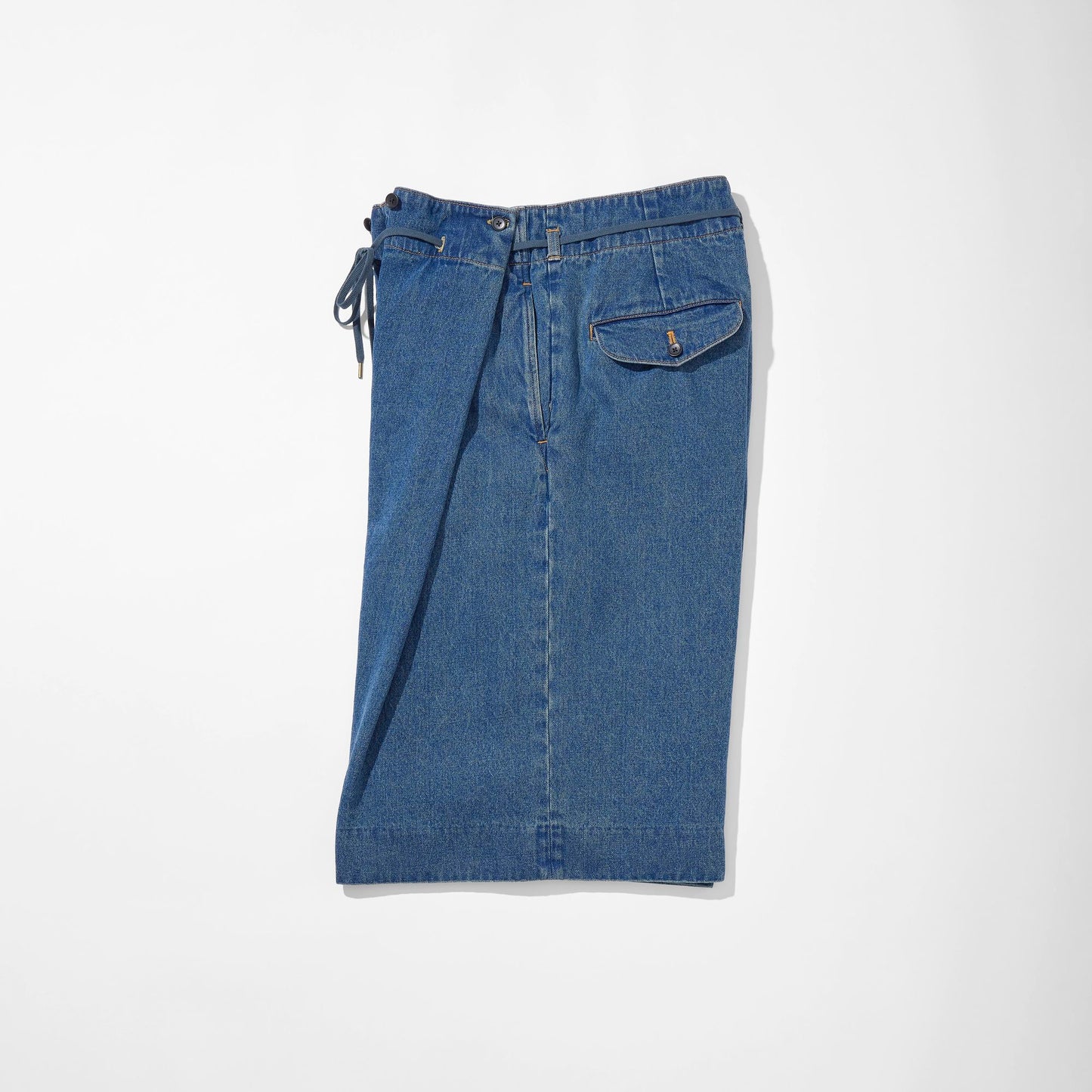 3/4 Hakama Trousers -Denim-