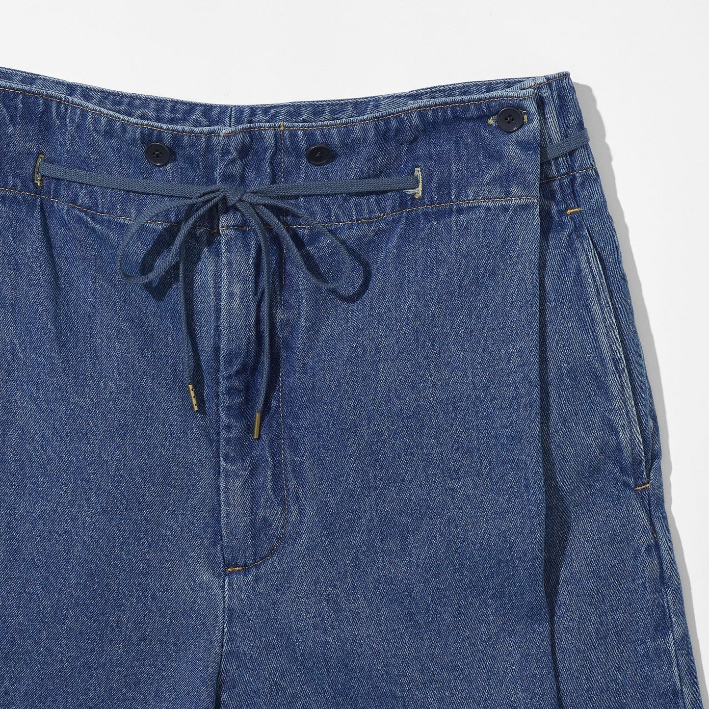 3/4 Hakama Trousers -Denim-