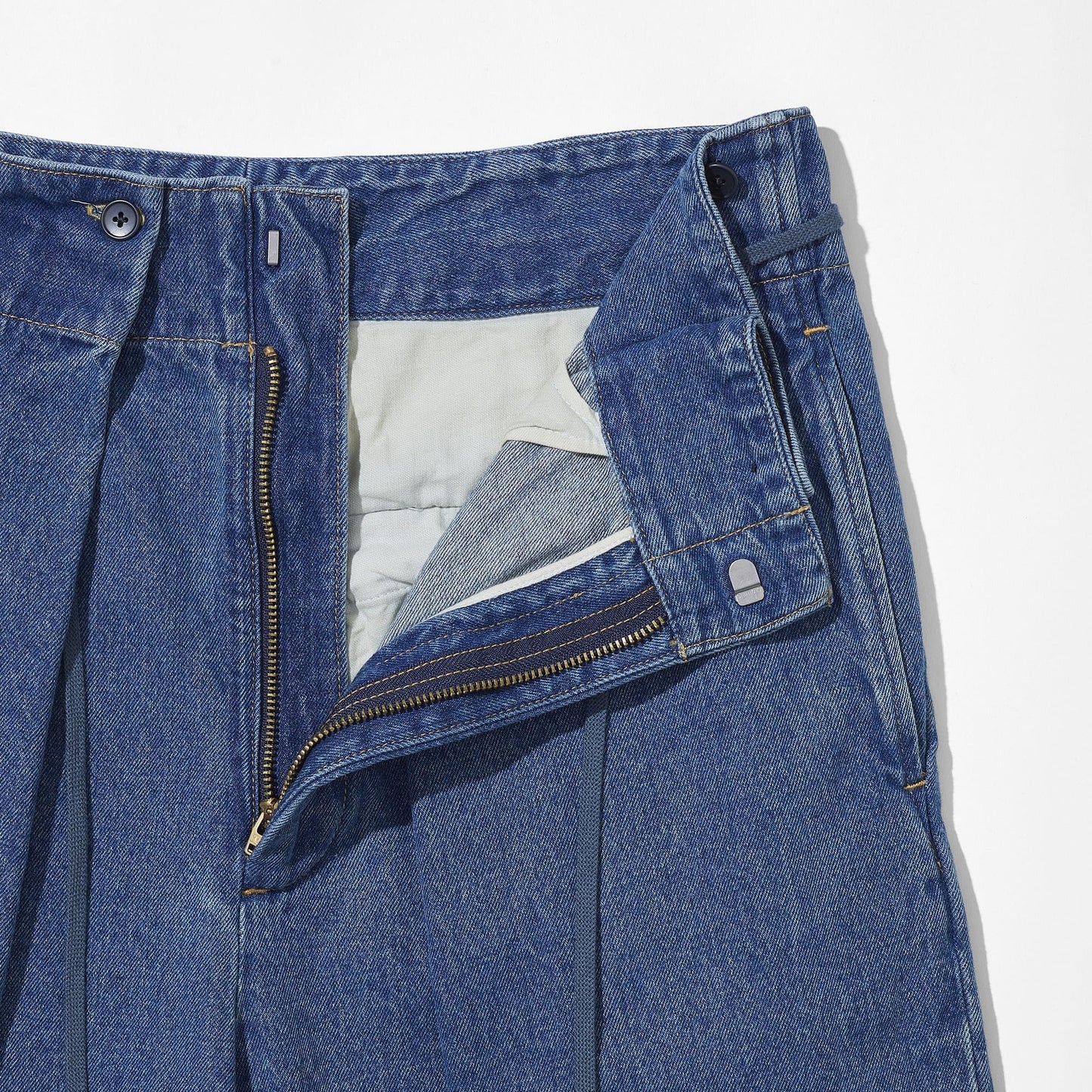 3/4 Hakama Trousers -Denim-