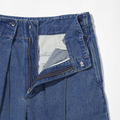 3/4 Hakama Trousers -Denim-