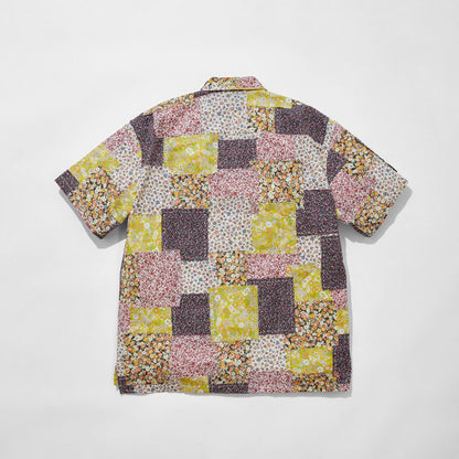 Floral Patchwork Camp Collar Shirt