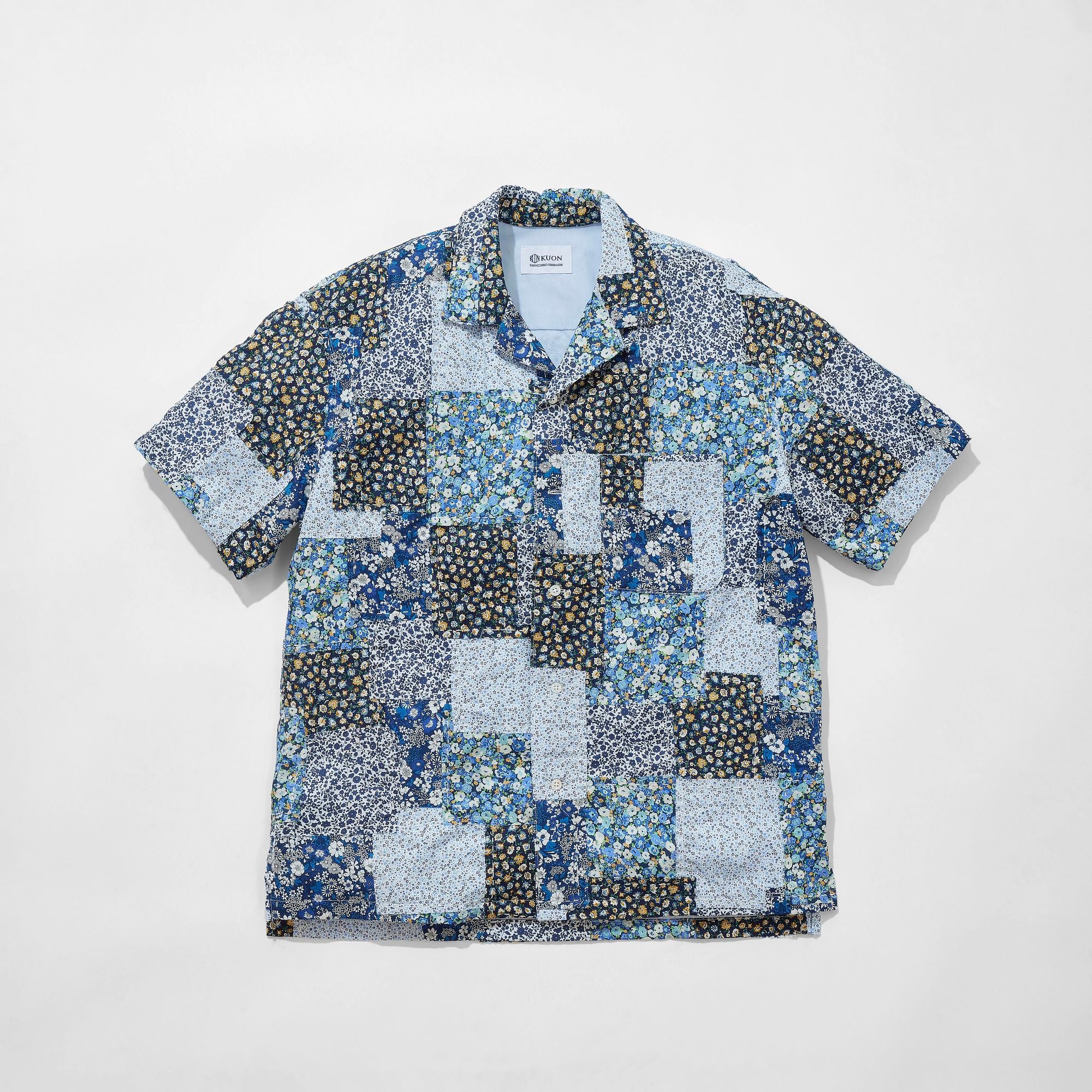 Floral Patchwork Camp Collar Shirt – KUON Tokyo