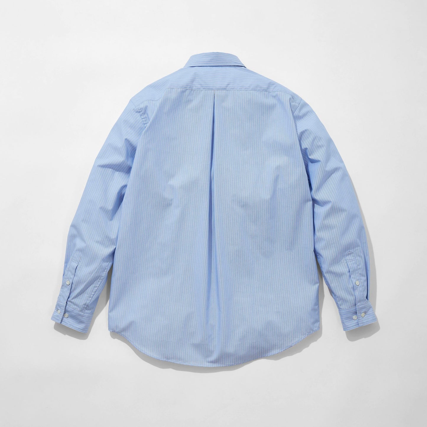 Mizuhiki Regular Collar Shirt -Sax Stripe-