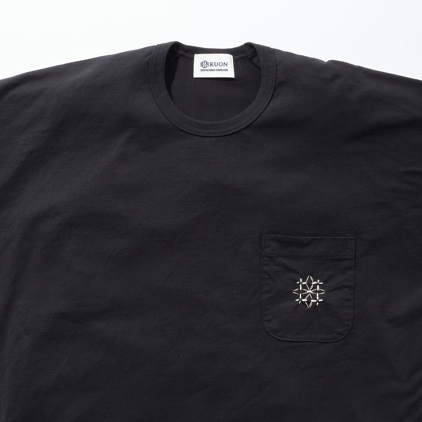 Sashiko Tee -Flower-