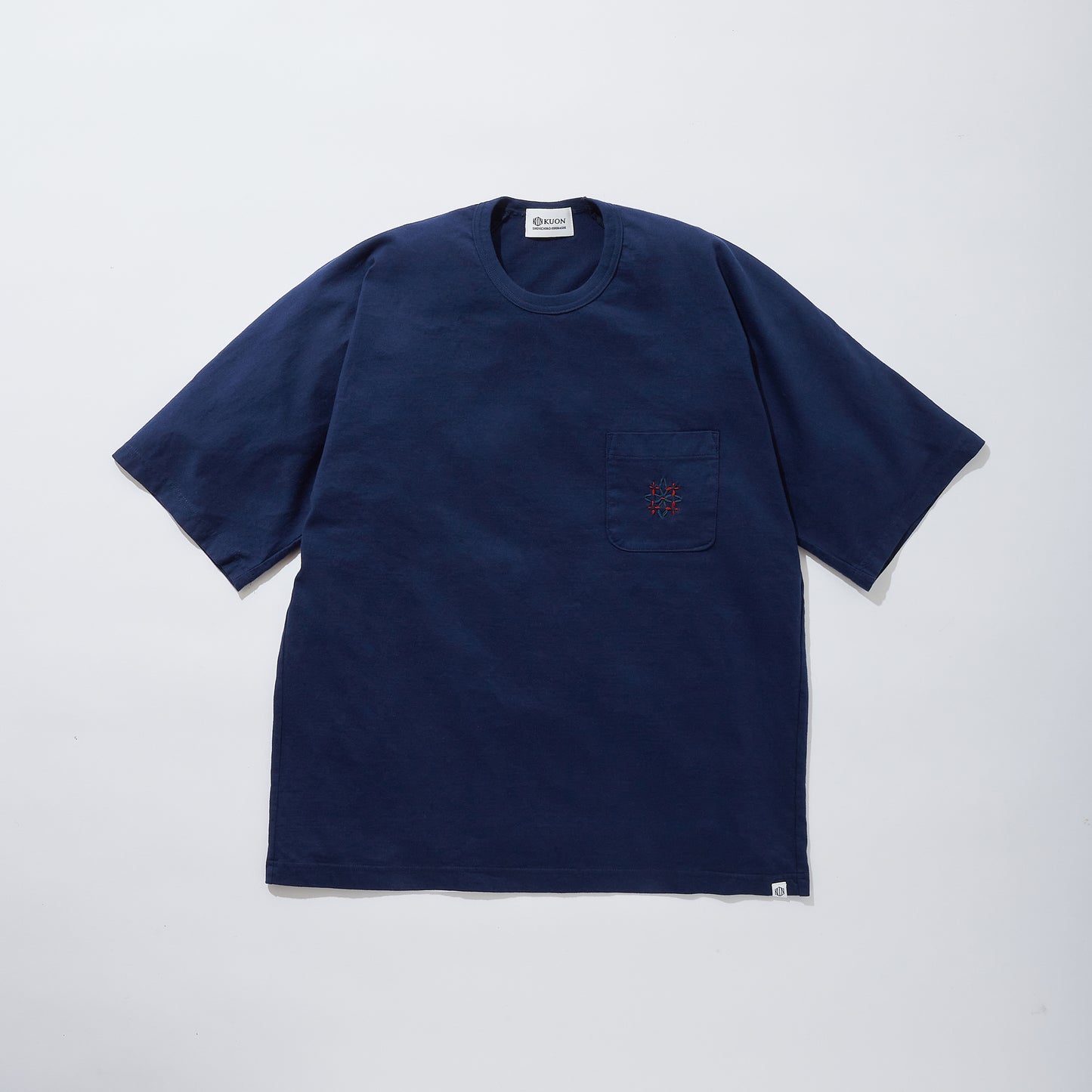 Sashiko Tee -Flower-