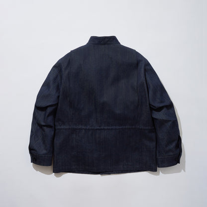 Kimono Collar Denim Field Jacket