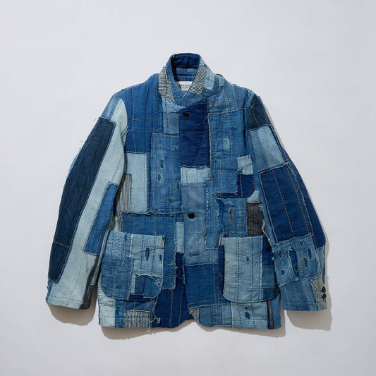 Distressed Denim Blazer