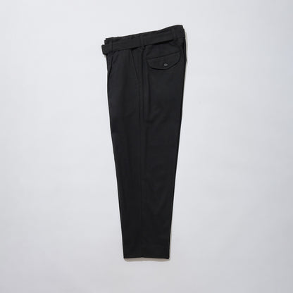 Belted Tapered Trousers