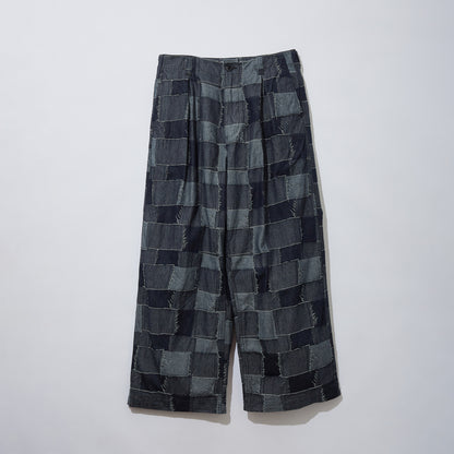 Boro Jacquard Wide Trousers