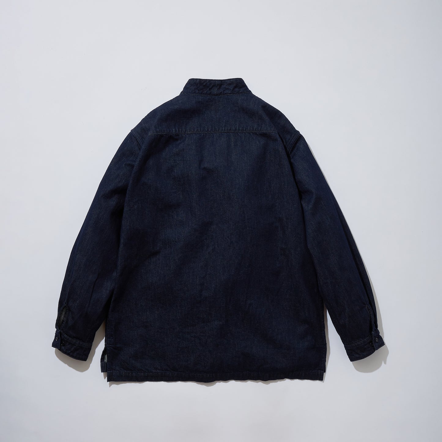 Denim Kimono Collar Shirket