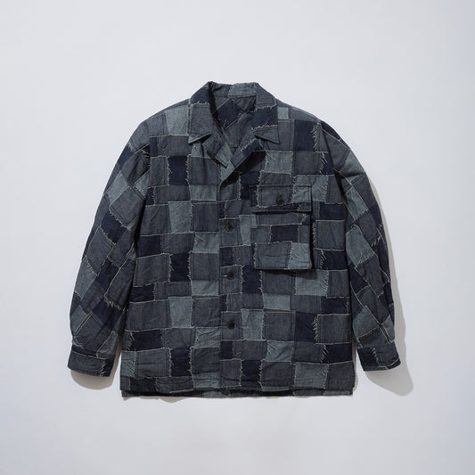Boro Jacquard Kimono Sleeve Shirket