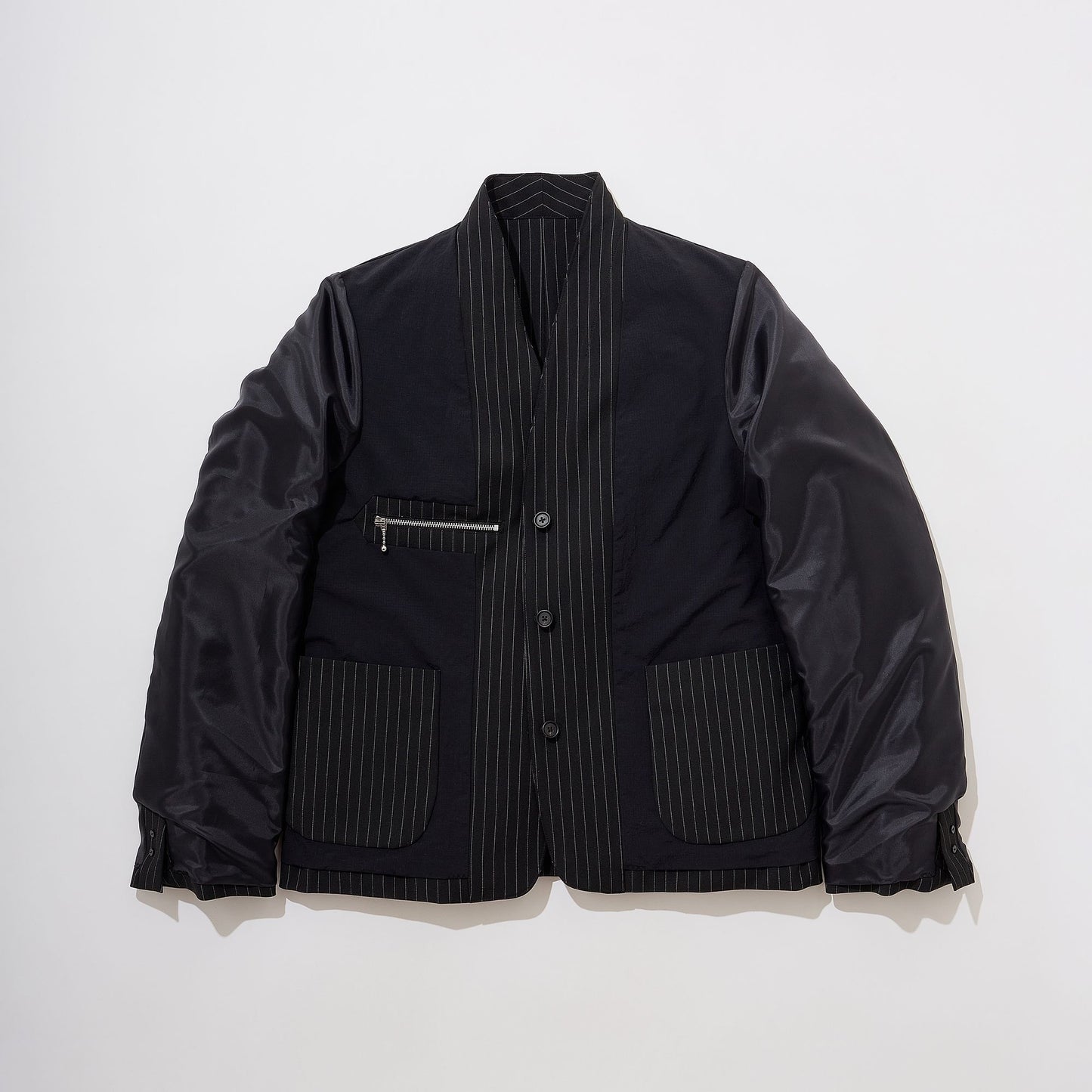 Reversible Kimono Collar Blazer
