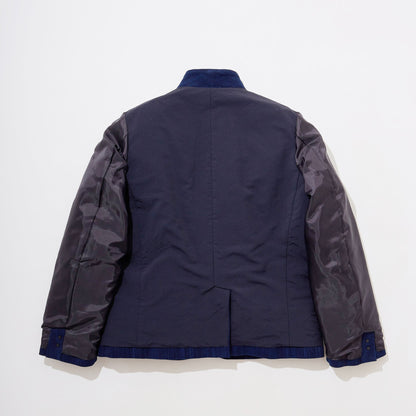 Aizome Sashiko Kimono Collar Blazer