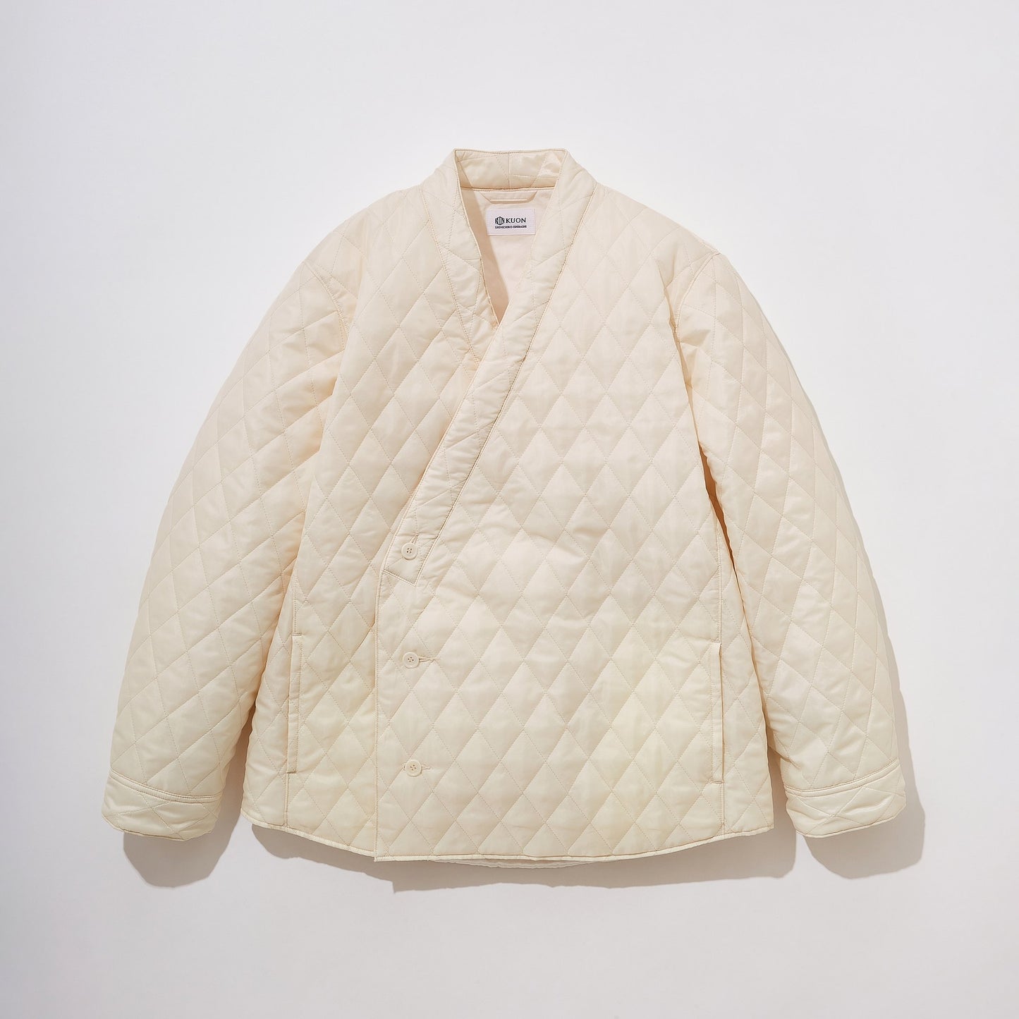 Kimono Collar Quilted Shirket