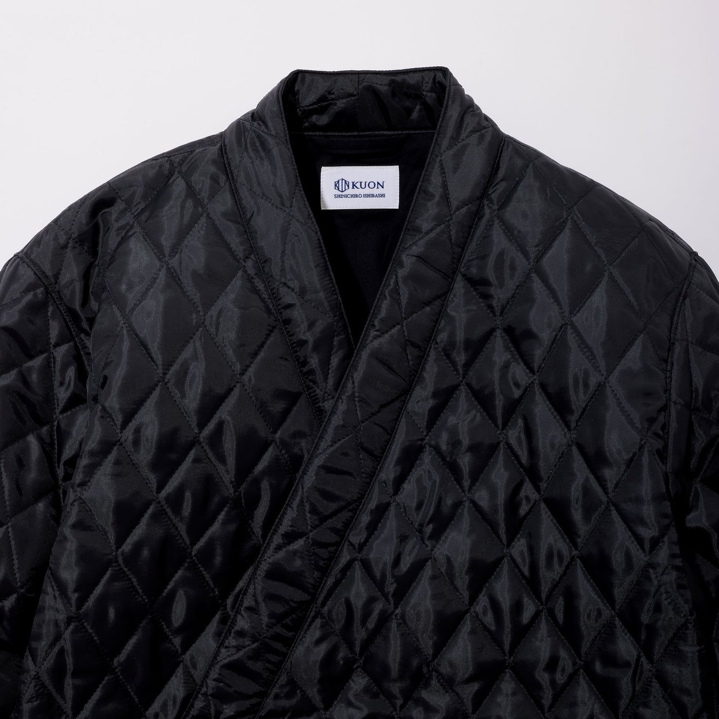 Kimono Collar Quilted Shirket