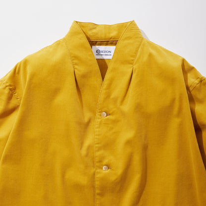 Corduroy Kimono Collar Shirt