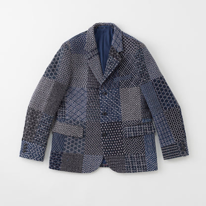 Vintage Hand Sashiko Patchwork Blazer